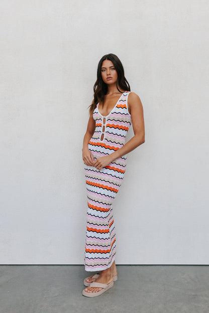 Herbie Midi Dress - Summer Stripe