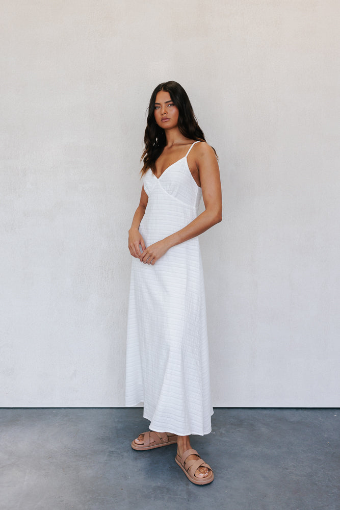 Hyacinth Maxi Dress - White No