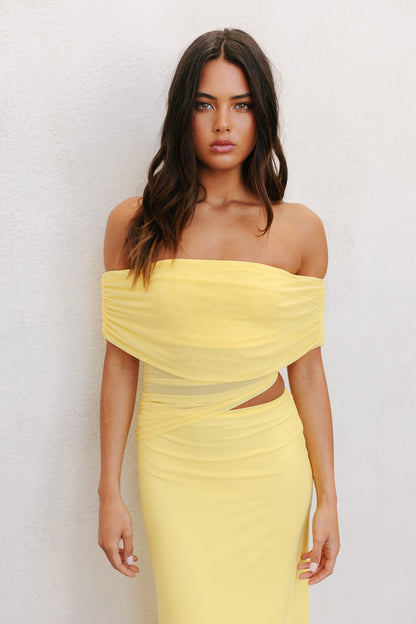 Fiora Maxi Dress - Canary Yellow