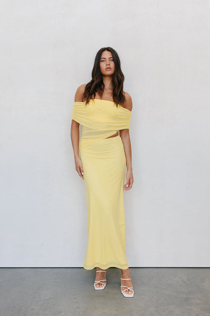 Fiora Maxi Dress - Canary Yellow