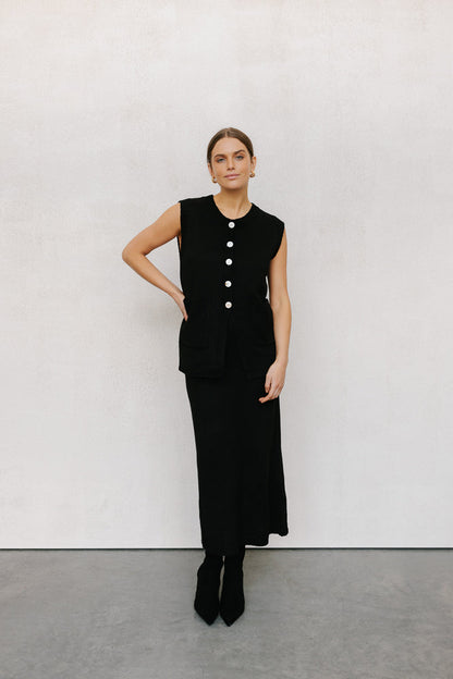 Jace Knit Set - Black
