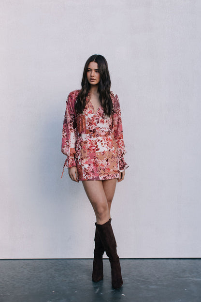 Zaira Mini Skirt - Fleur Print