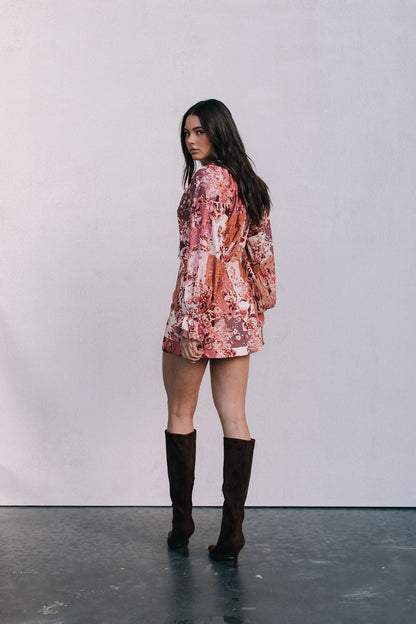 Zaira Mini Skirt - Fleur Print