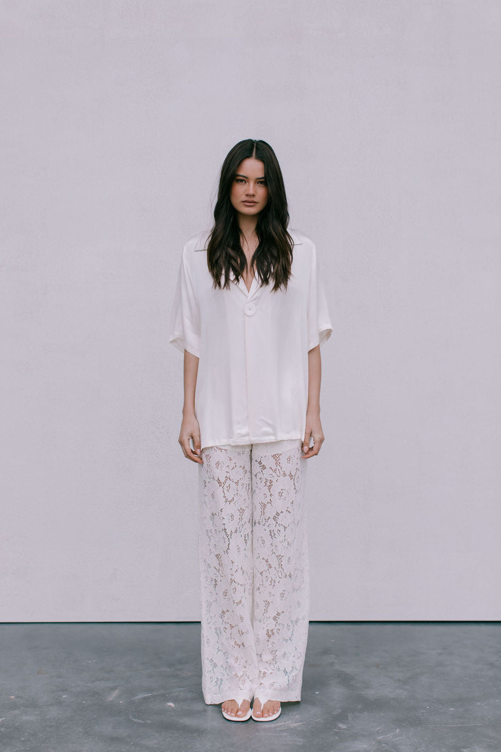 Ilsuo Pants - Cream Lace