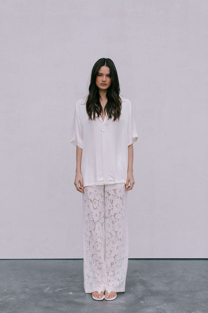 Ilsuo Pants - Cream Lace