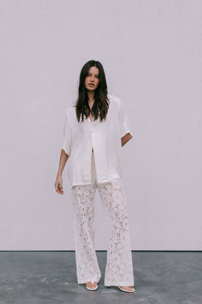 Ilsuo Pants - Cream Lace
