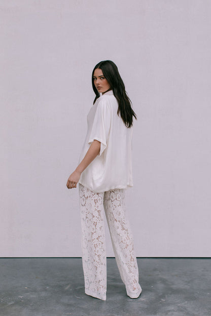 Ilsuo Pants - Cream Lace