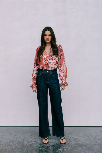 Undina Blouse - Fleur Print