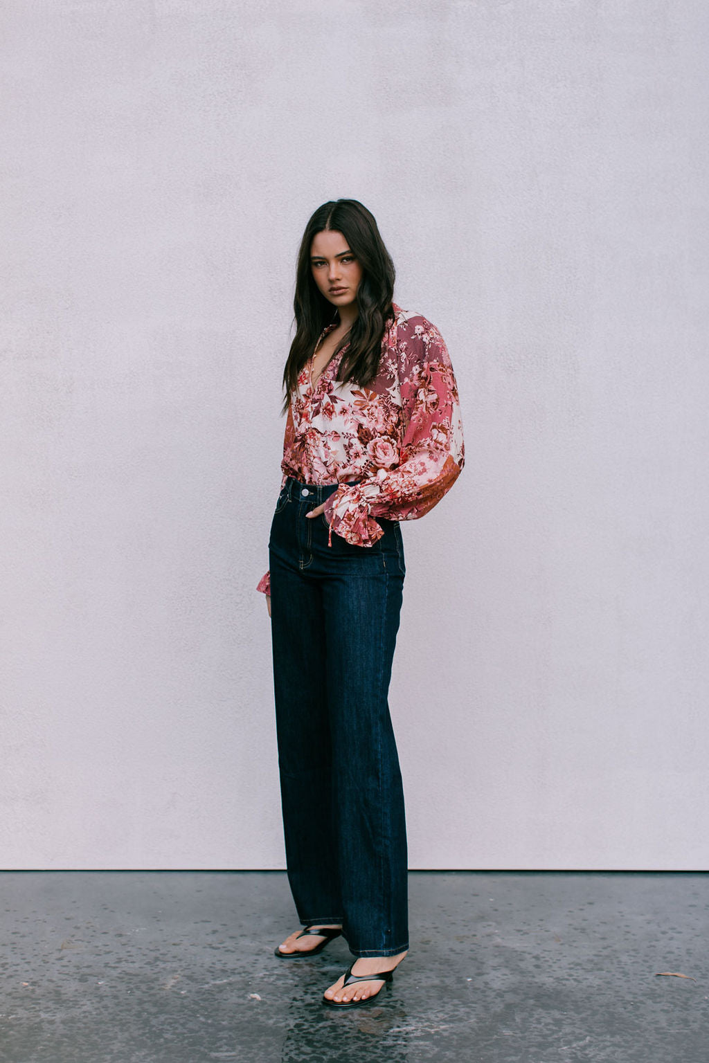 Undina Blouse - Fleur Print