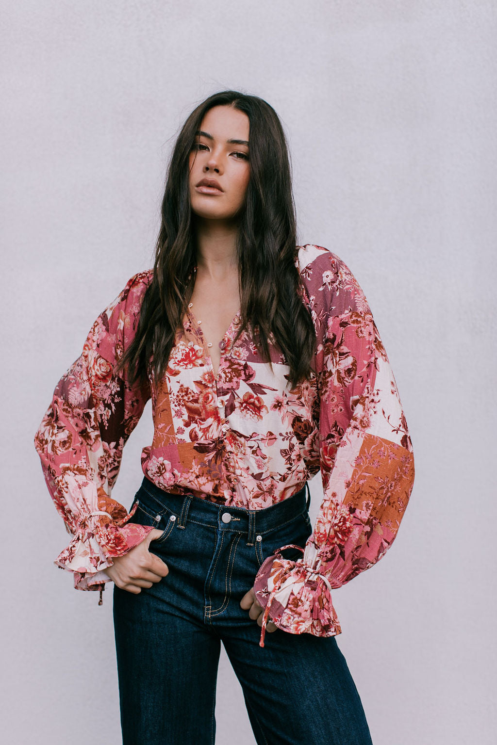 Undina Blouse - Fleur Print