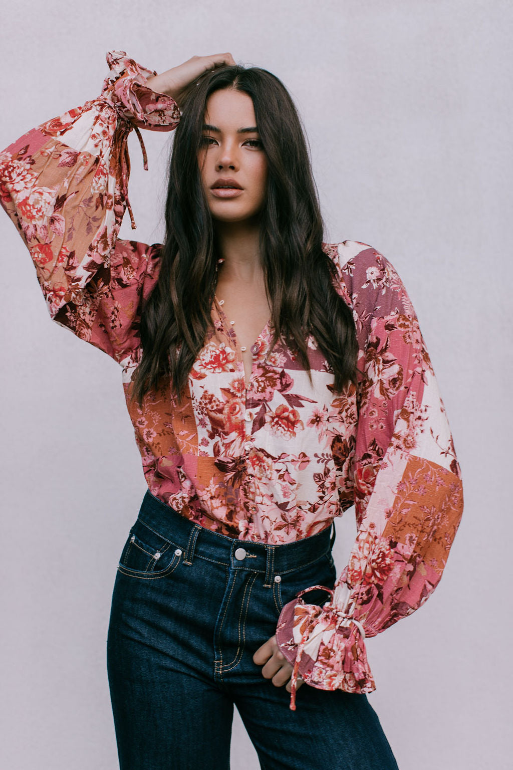 Undina Blouse - Fleur Print
