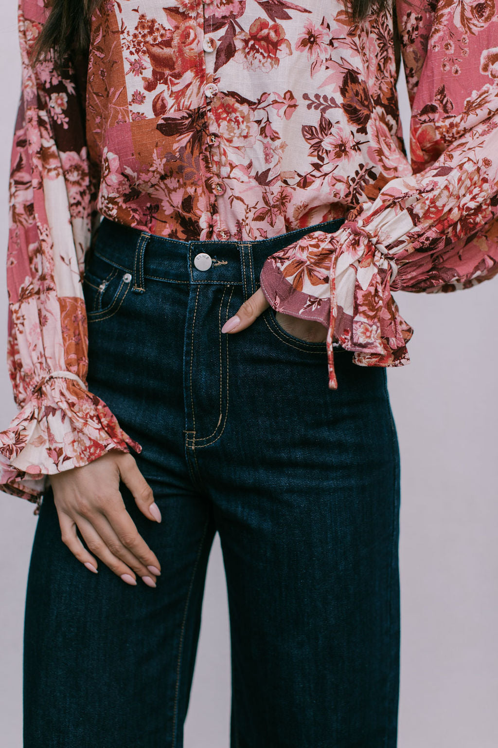 Undina Blouse - Fleur Print