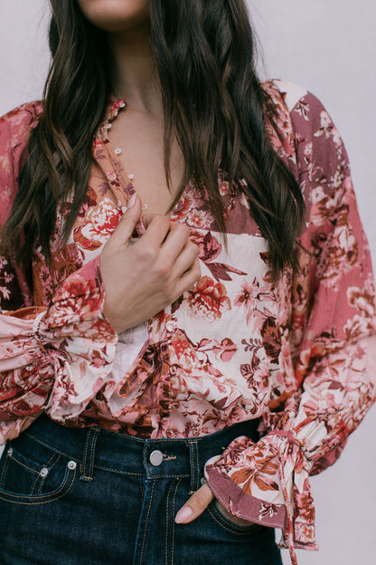 Undina Blouse - Fleur Print