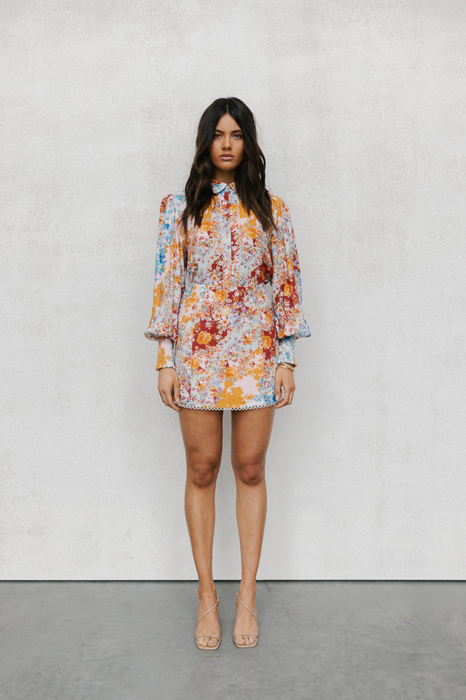 Aprire Mini Skirt - Bloom Floral Print