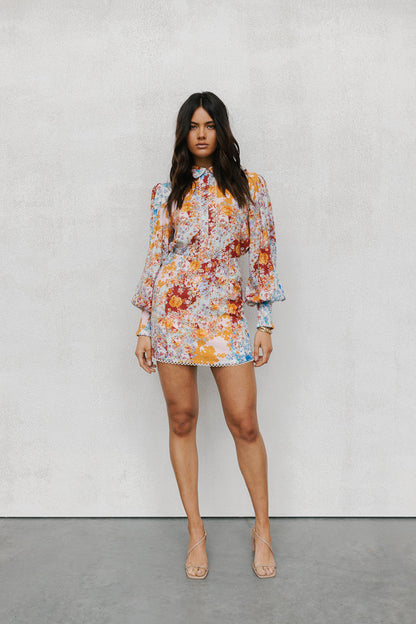 Aprire Mini Skirt - Bloom Floral Print