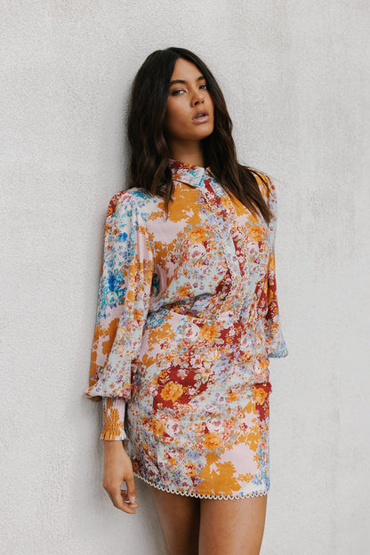 Aprire Mini Skirt - Bloom Floral Print