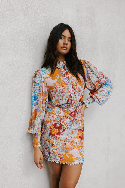 Aprire Mini Skirt - Bloom Floral Print