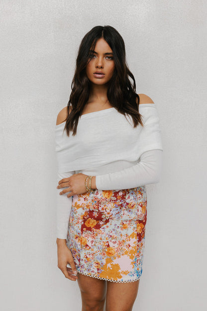 Aprire Mini Skirt - Bloom Floral Print
