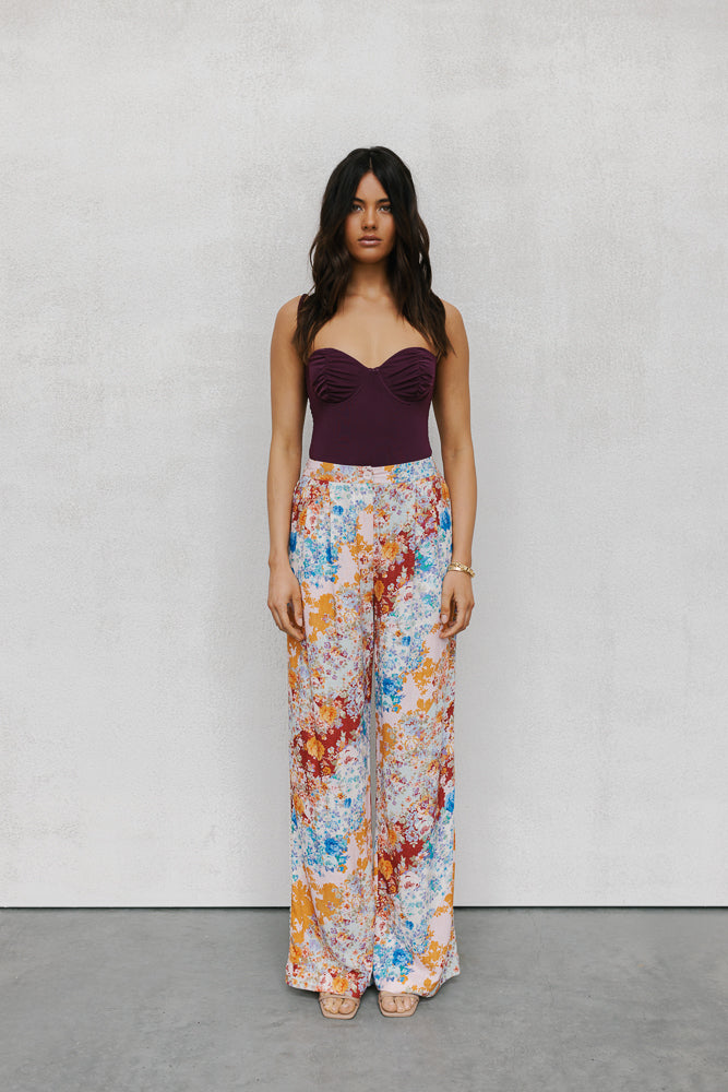 Pip Bodysuit - Plum Mesh