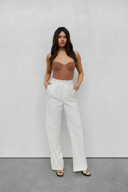 Mayda Tailored Pants - Bone