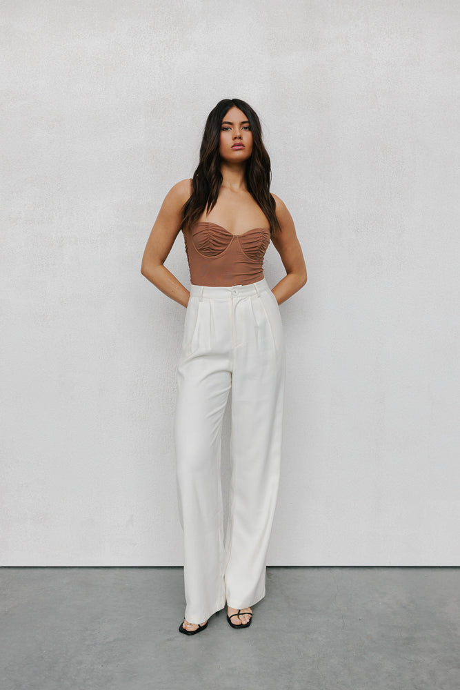 Mayda Tailored Pants - Bone
