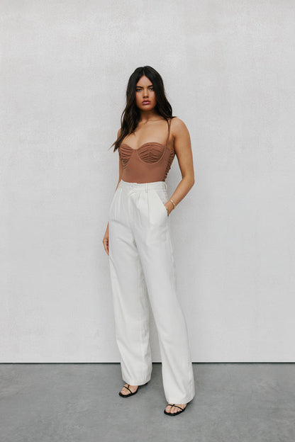 Mayda Tailored Pants - Bone