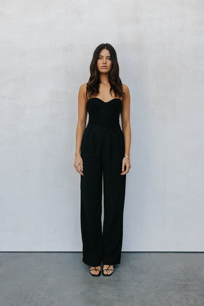 Uerella Tailored Vest - Black