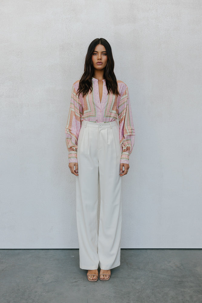 Mayda Tailored Pants - Bone