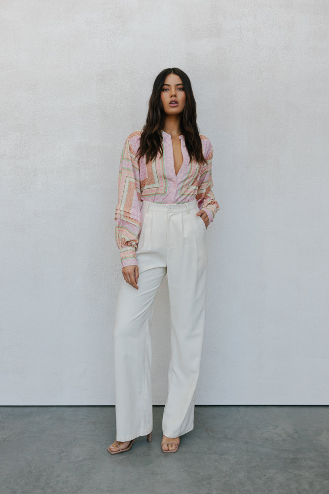 Mayda Tailored Pants - Bone