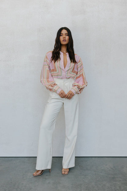 Mayda Tailored Pants - Bone