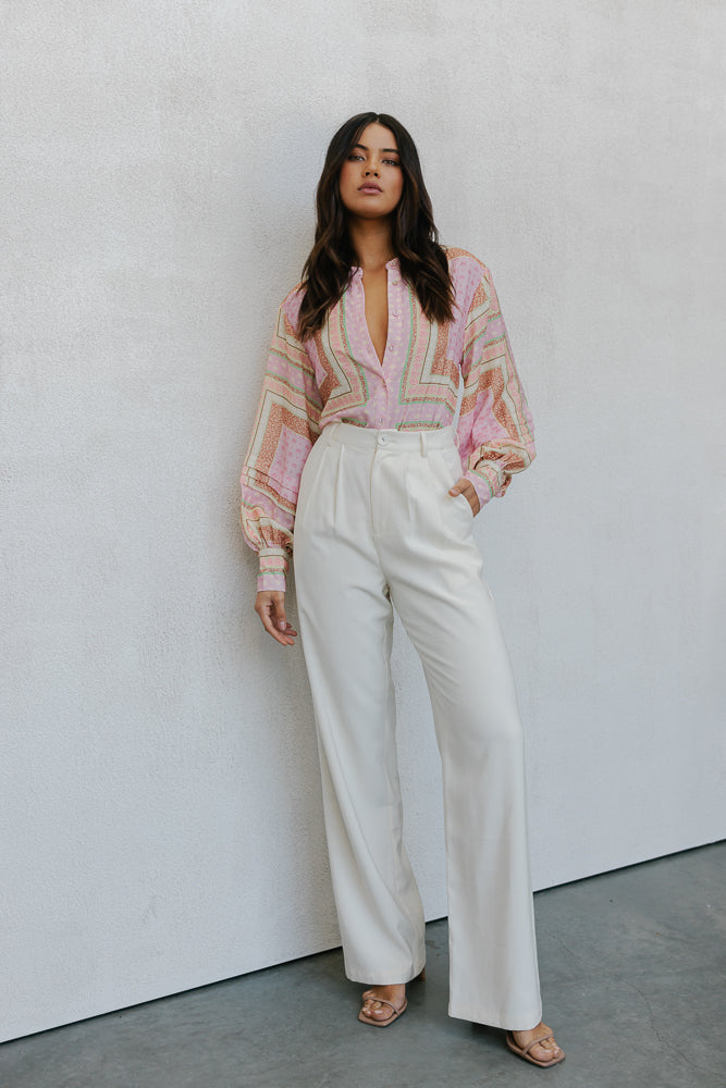 Mayda Tailored Pants - Bone