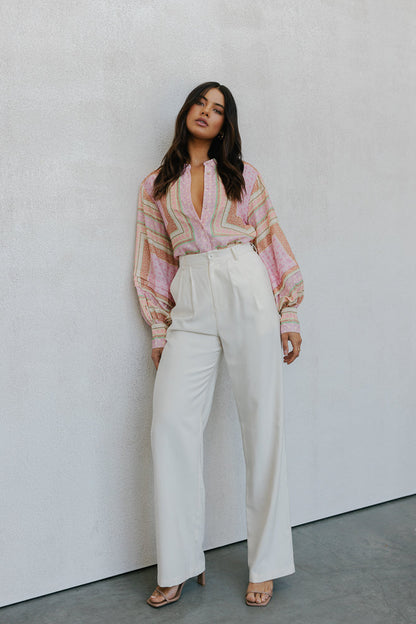 Mayda Tailored Pants - Bone