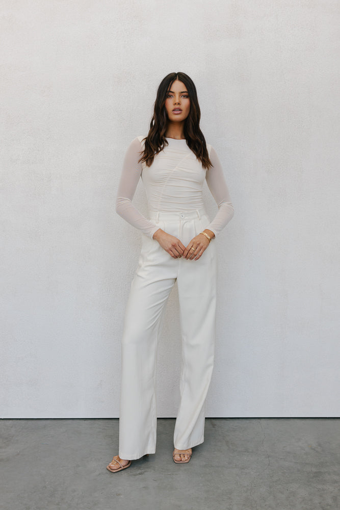 Mayda Tailored Pants - Bone