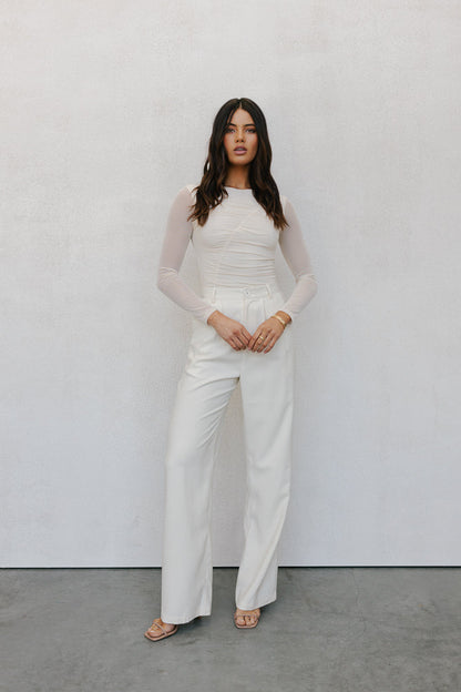 Mayda Tailored Pants - Bone