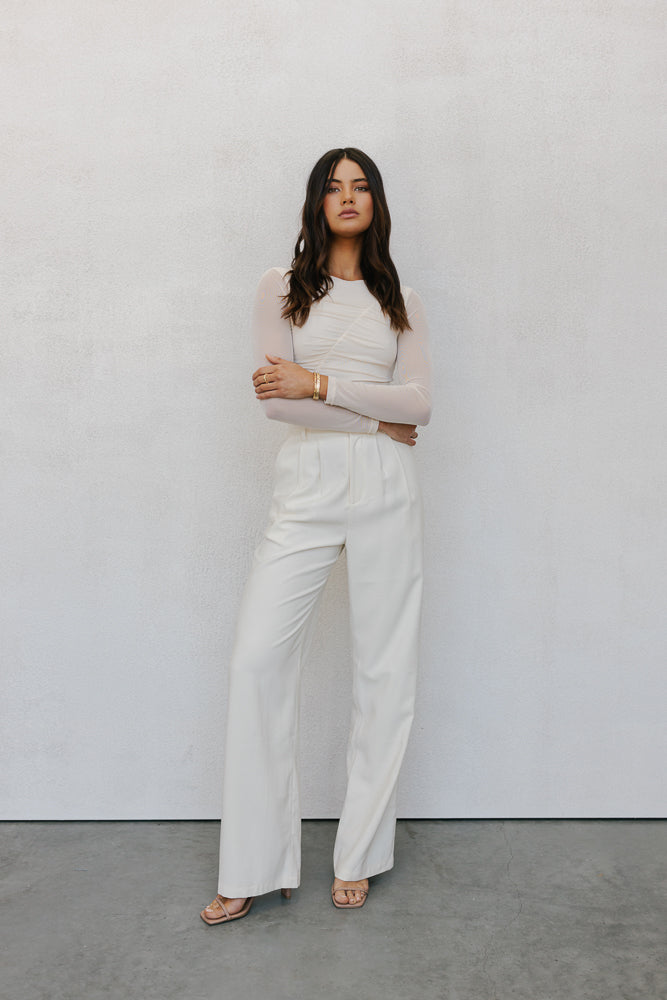 Mayda Tailored Pants - Bone