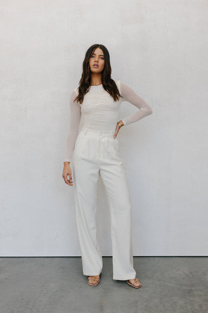 Mayda Tailored Pants - Bone