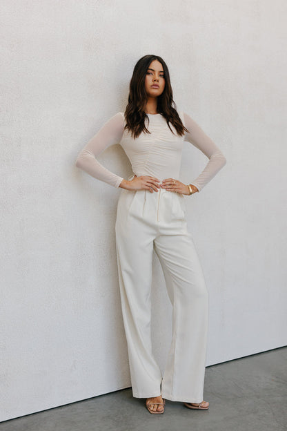 Mayda Tailored Pants - Bone