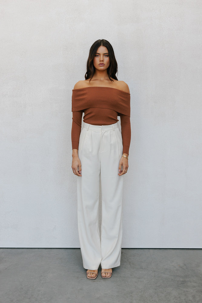 Mayda Tailored Pants - Bone