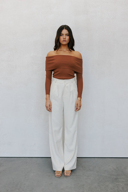 Mayda Tailored Pants - Bone