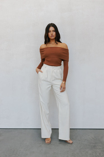 Mayda Tailored Pants - Bone