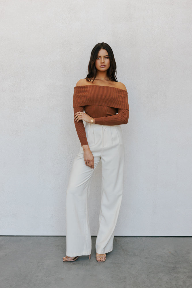 Mayda Tailored Pants - Bone