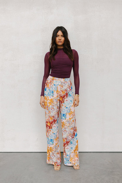 Finn Long-sleeve Top - Plum Mesh
