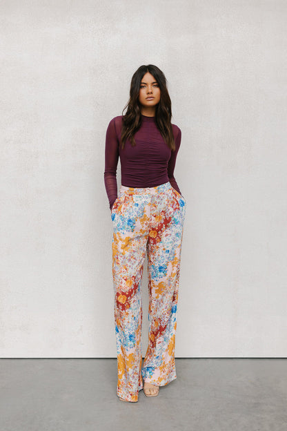 Finn Long-sleeve Top - Plum Mesh