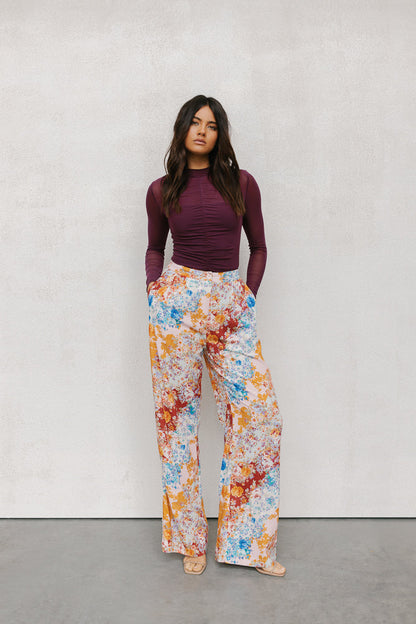 Finn Long-sleeve Top - Plum Mesh
