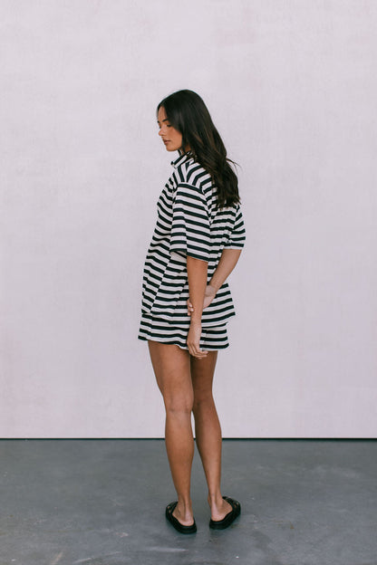 Quinlan Set - Black Stripe