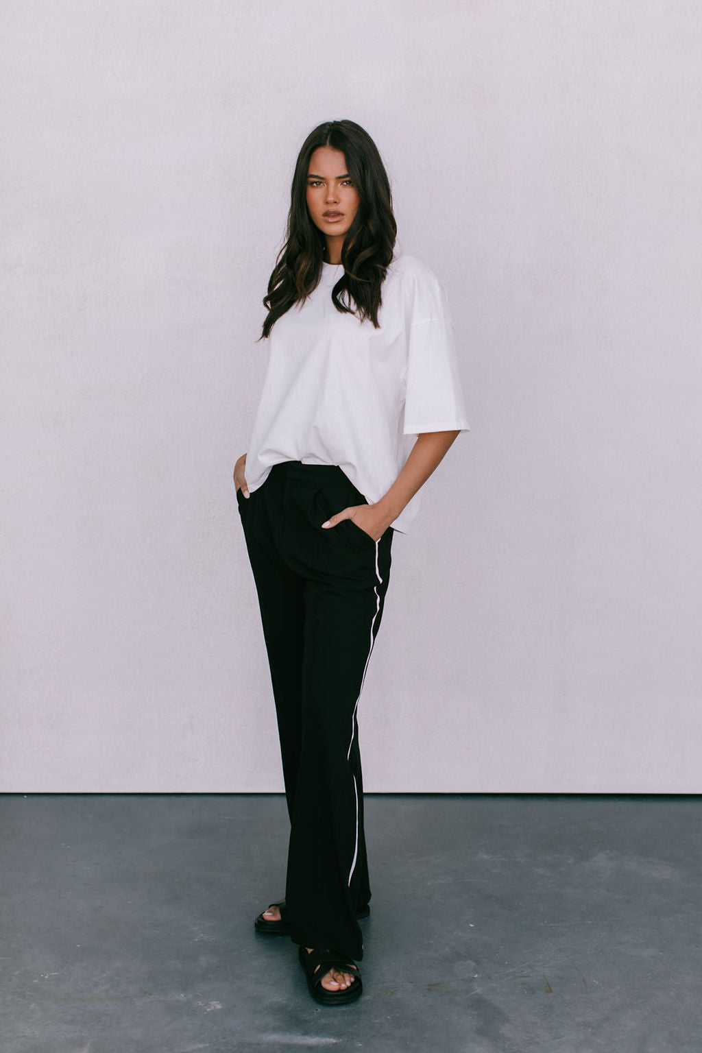 Ulani Pants - Black/White