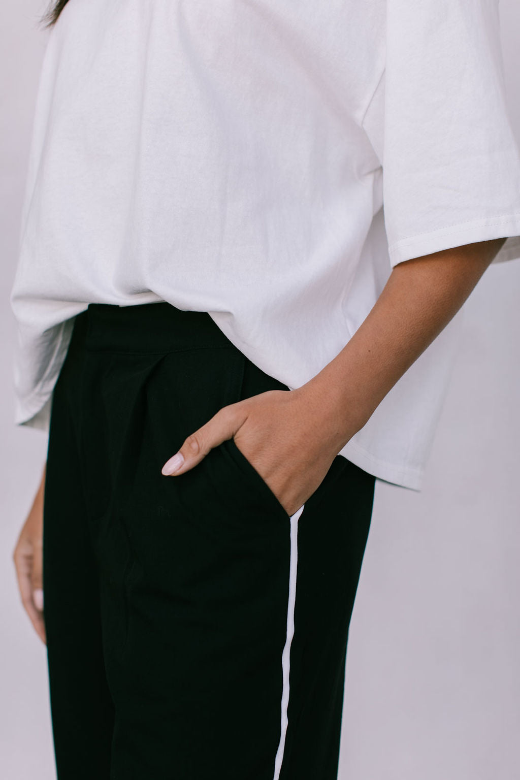 Ulani Pants - Black/White