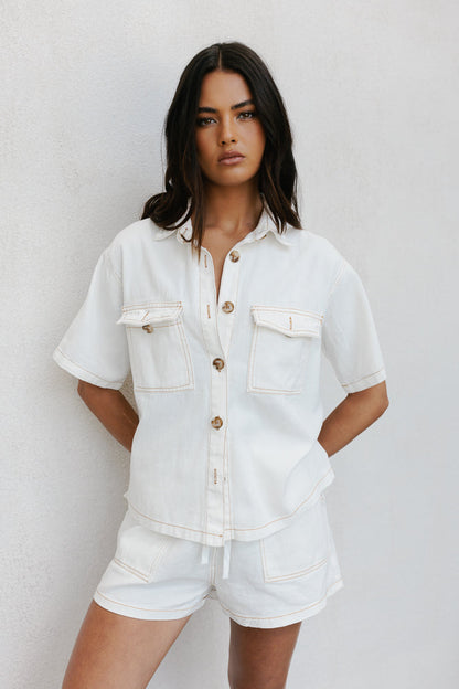 Brittanie Set - Ivory Denim