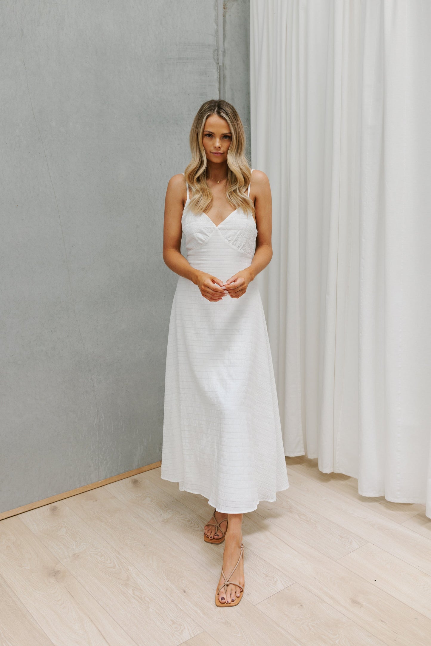 Hyacinth Maxi Dress - White No
