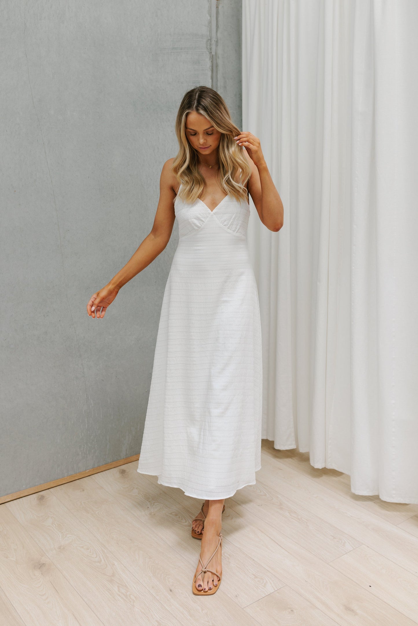 Hyacinth Maxi Dress - White No